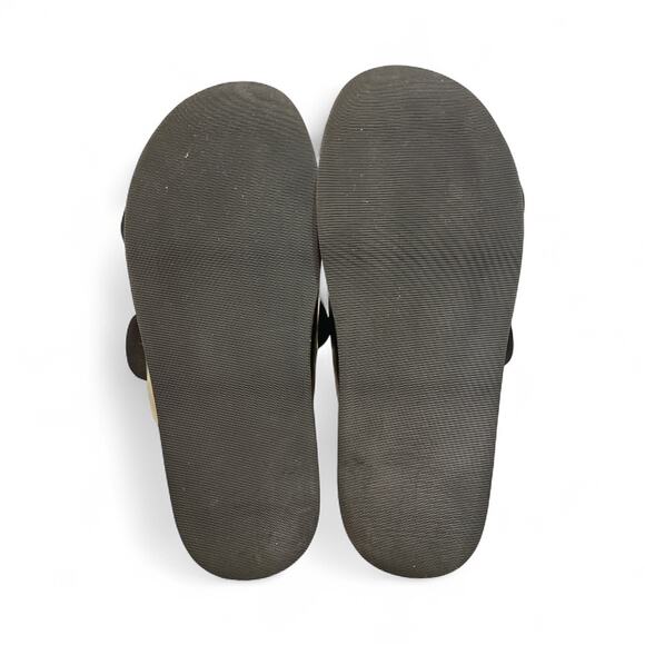 Isaac Mizrahi Floral Flat Slide Sandals - Picture 8 of 10